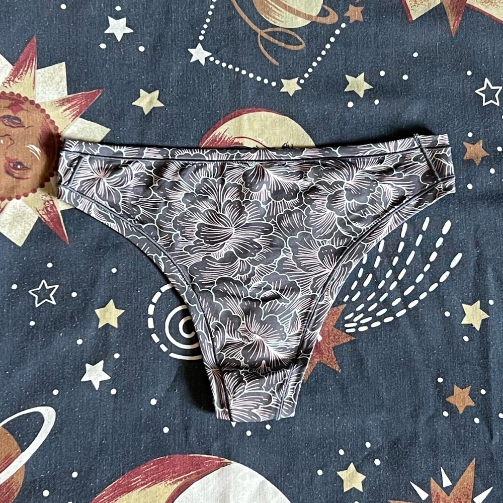 FREE Patterned Poly Thong XS